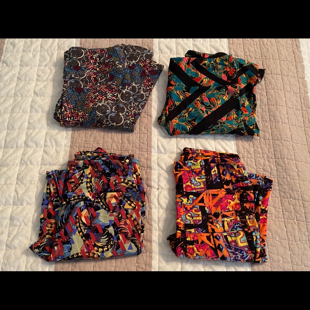 LuLaRoe Leggings (4 pairs) One Size